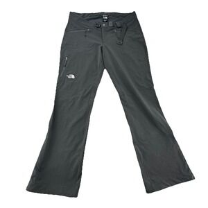 The North Face Women's Black Softshell Hiking Pants L Regular Zip Hem